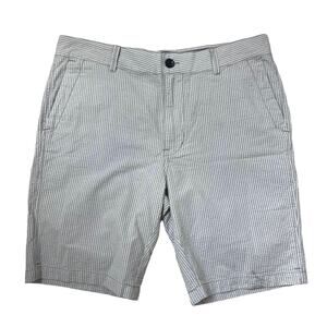 Union Men's Striped Seersucker Chino Shorts Size 34 Regular